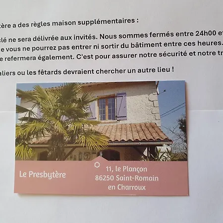 Bed & Breakfast Le Presbytere